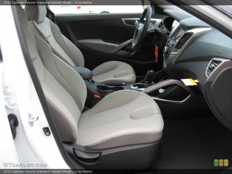 Gray Interior Photo for the 2012 Hyundai Veloster  #59702469