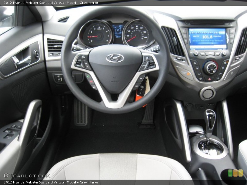 Gray Interior Dashboard for the 2012 Hyundai Veloster  #59702502