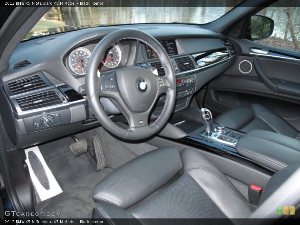 Black Interior Prime Interior for the 2012 BMW X5 M  #59703897