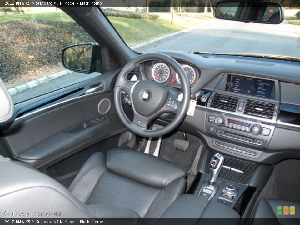 Black Interior Dashboard for the 2012 BMW X5 M  #59703919