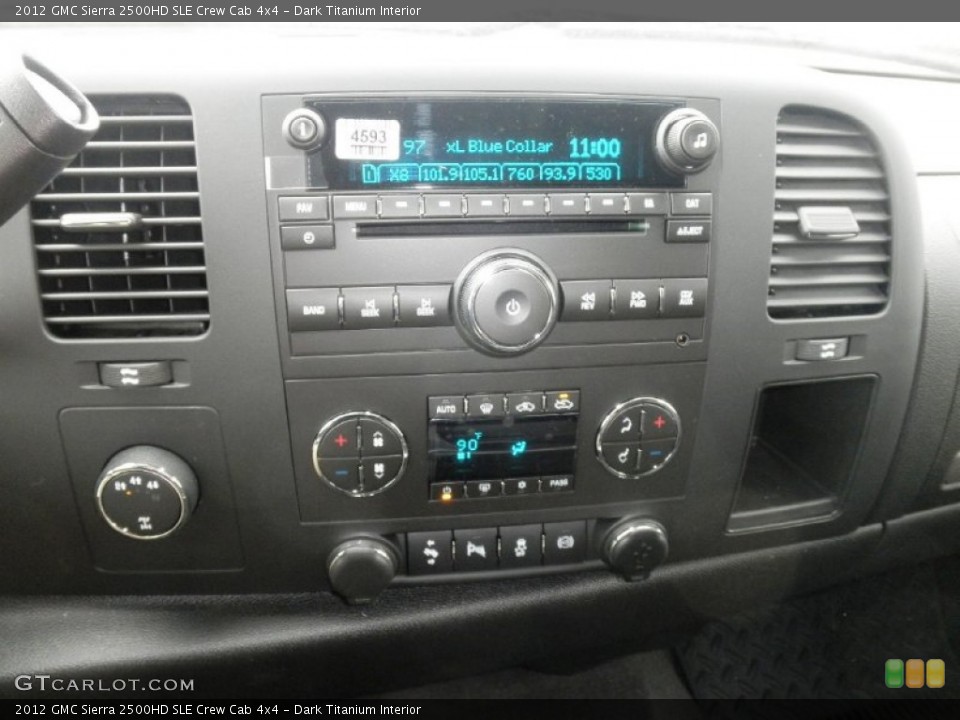 Dark Titanium Interior Controls for the 2012 GMC Sierra 2500HD SLE Crew Cab 4x4 #59704311
