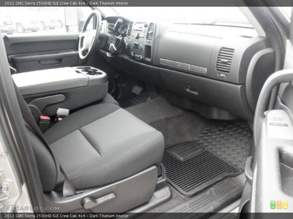 Dark Titanium Interior Photo for the 2012 GMC Sierra 2500HD SLE Crew Cab 4x4 #59704416