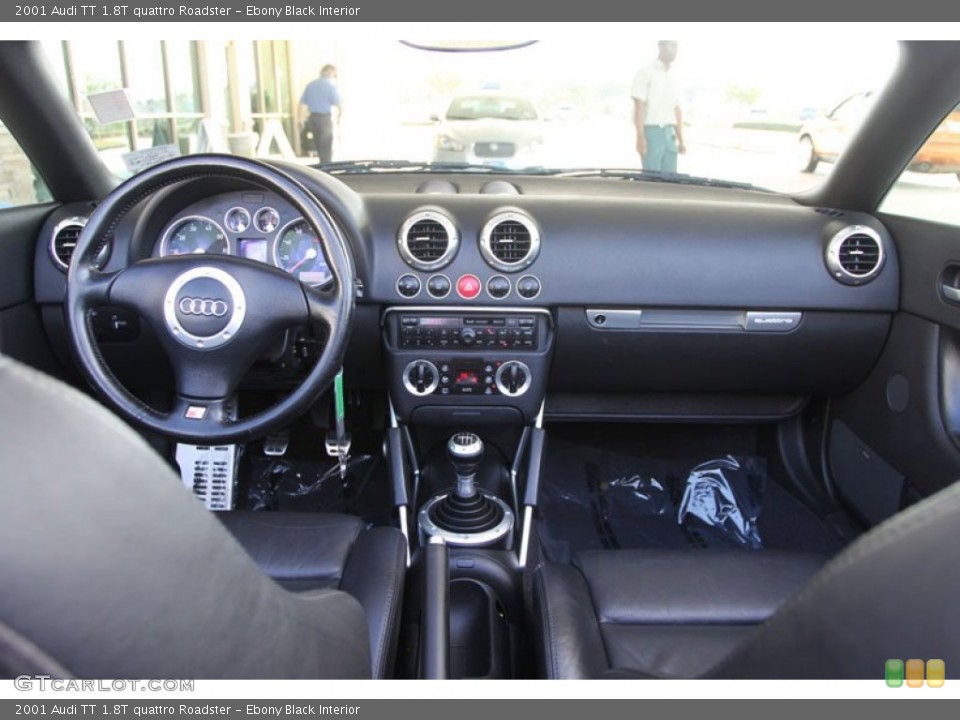 Ebony Black Interior Dashboard for the 2001 Audi TT 1.8T quattro Roadster #59705046