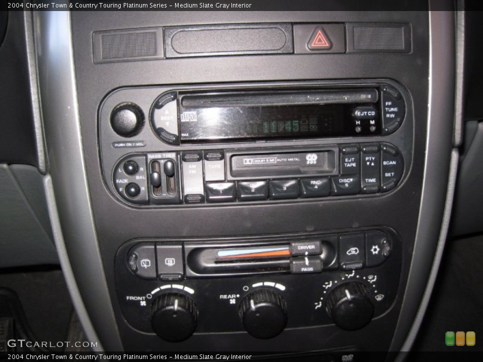 Medium Slate Gray Interior Audio System for the 2004 Chrysler Town & Country Touring Platinum Series #59705554