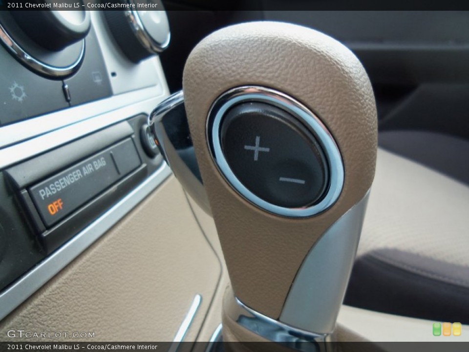 Cocoa/Cashmere Interior Transmission for the 2011 Chevrolet Malibu LS #59706807