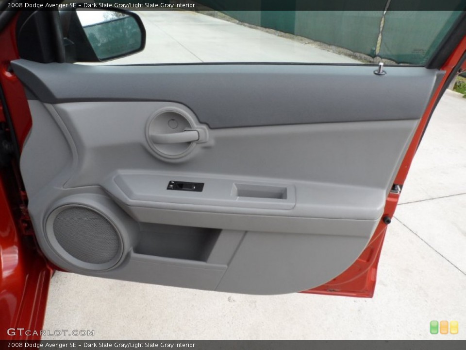Dark Slate Gray/Light Slate Gray Interior Door Panel for the 2008 Dodge Avenger SE #59709021