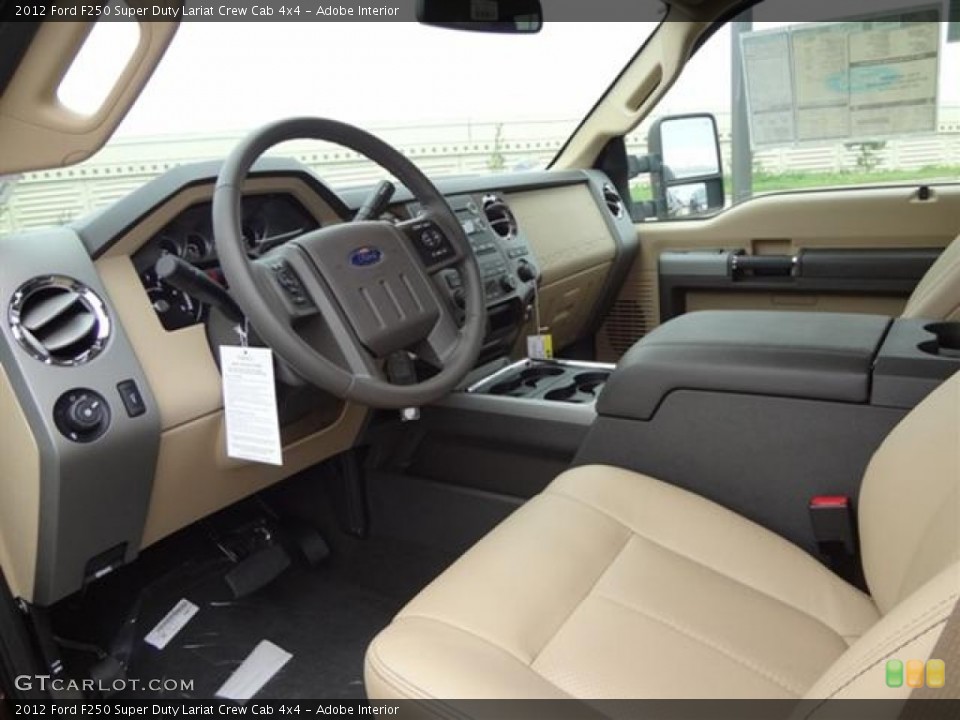 Adobe Interior Photo for the 2012 Ford F250 Super Duty Lariat Crew Cab 4x4 #59710464