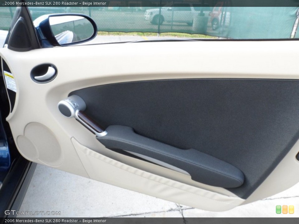Beige Interior Door Panel for the 2006 Mercedes-Benz SLK 280 Roadster #59710812