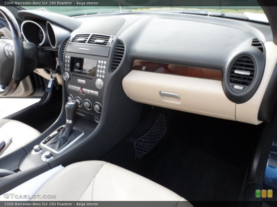 Beige Interior Dashboard for the 2006 Mercedes-Benz SLK 280 Roadster #59710821
