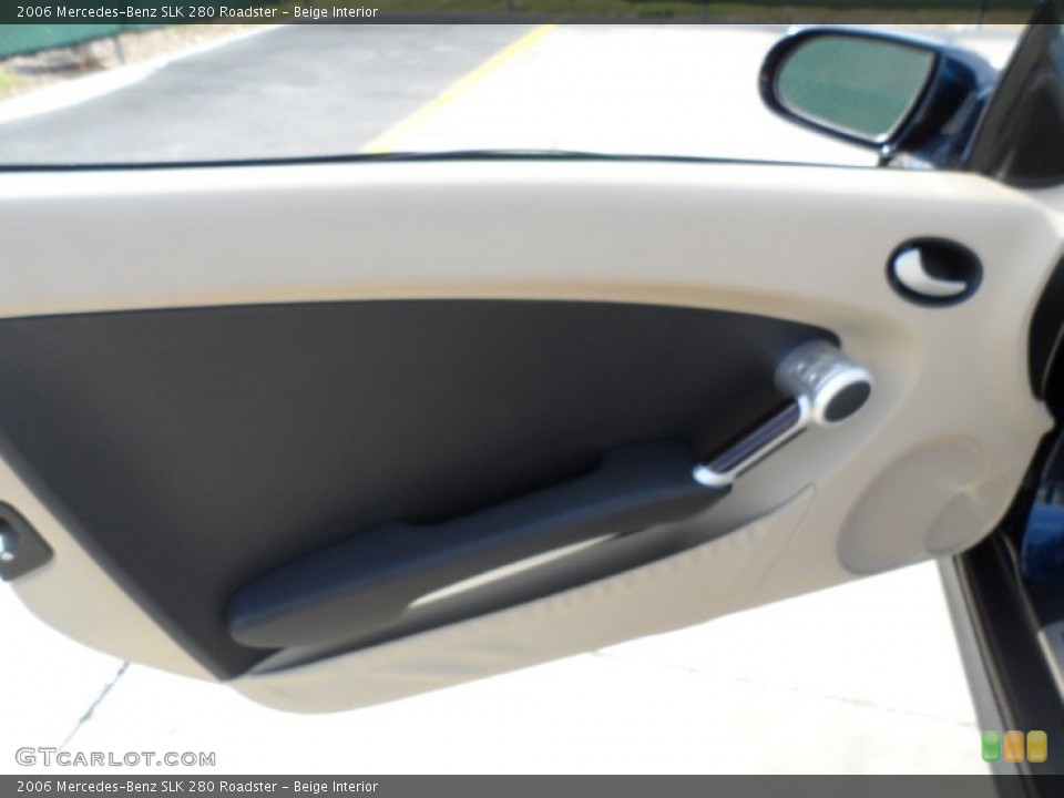 Beige Interior Door Panel for the 2006 Mercedes-Benz SLK 280 Roadster #59710848