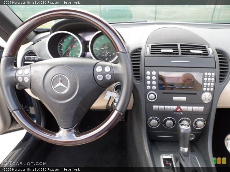 Beige Interior Dashboard for the 2006 Mercedes-Benz SLK 280 Roadster #59710881