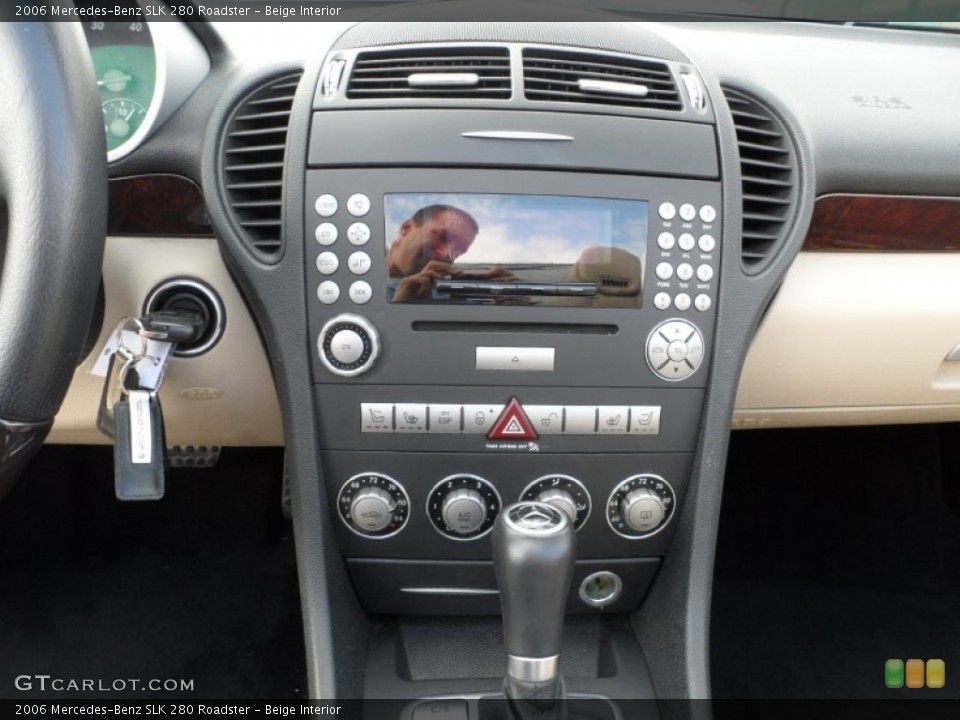 Beige Interior Controls for the 2006 Mercedes-Benz SLK 280 Roadster #59710890