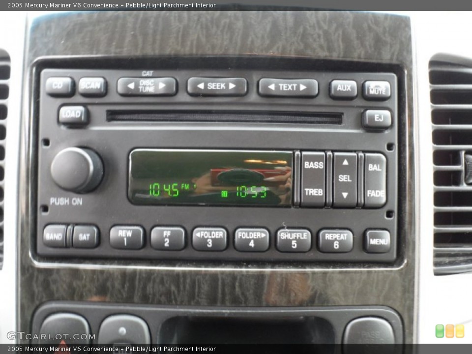 Pebble/Light Parchment Interior Audio System for the 2005 Mercury Mariner V6 Convenience #59711793