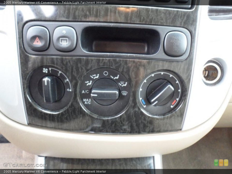Pebble/Light Parchment Interior Controls for the 2005 Mercury Mariner V6 Convenience #59711802