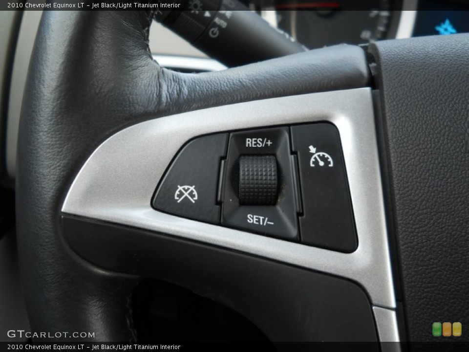 Jet Black/Light Titanium Interior Controls for the 2010 Chevrolet Equinox LT #59712717
