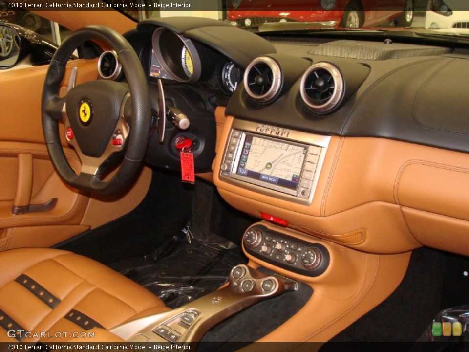 Beige Interior Dashboard for the 2010 Ferrari California  #59712828