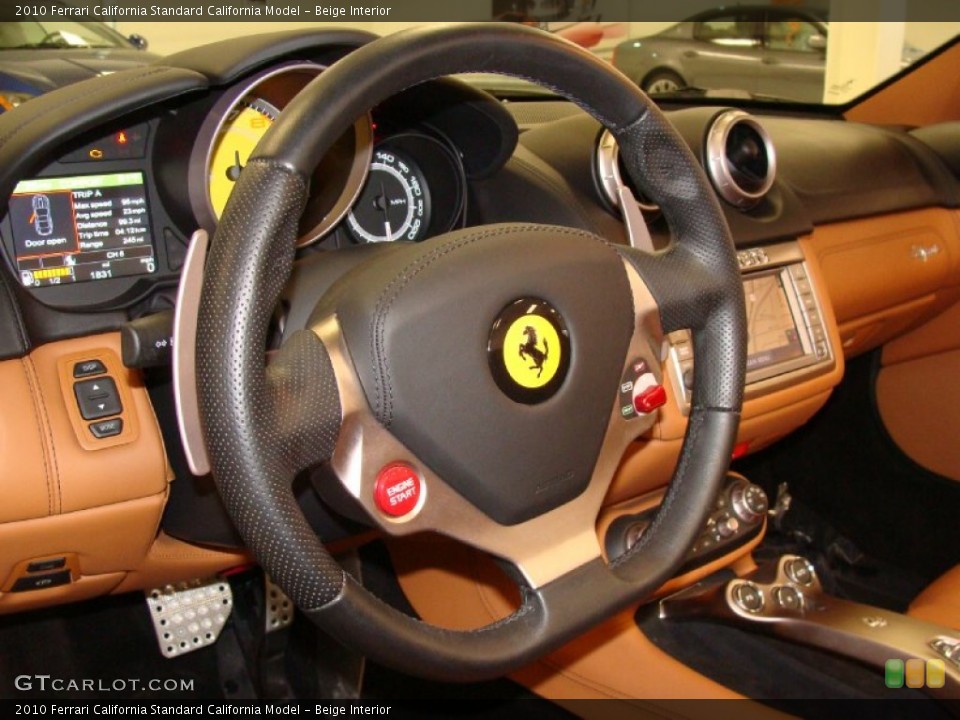 Beige Interior Steering Wheel for the 2010 Ferrari California  #59712894