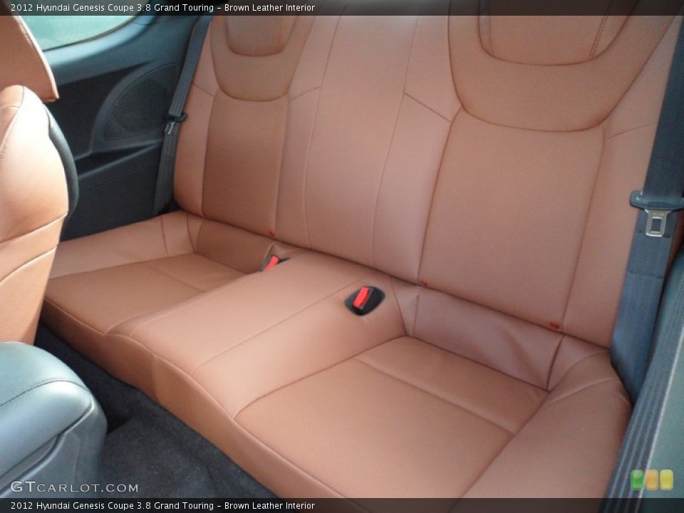 Brown Leather 2012 Hyundai Genesis Coupe Interiors