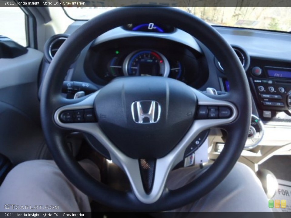 Gray Interior Steering Wheel for the 2011 Honda Insight Hybrid EX #59715822