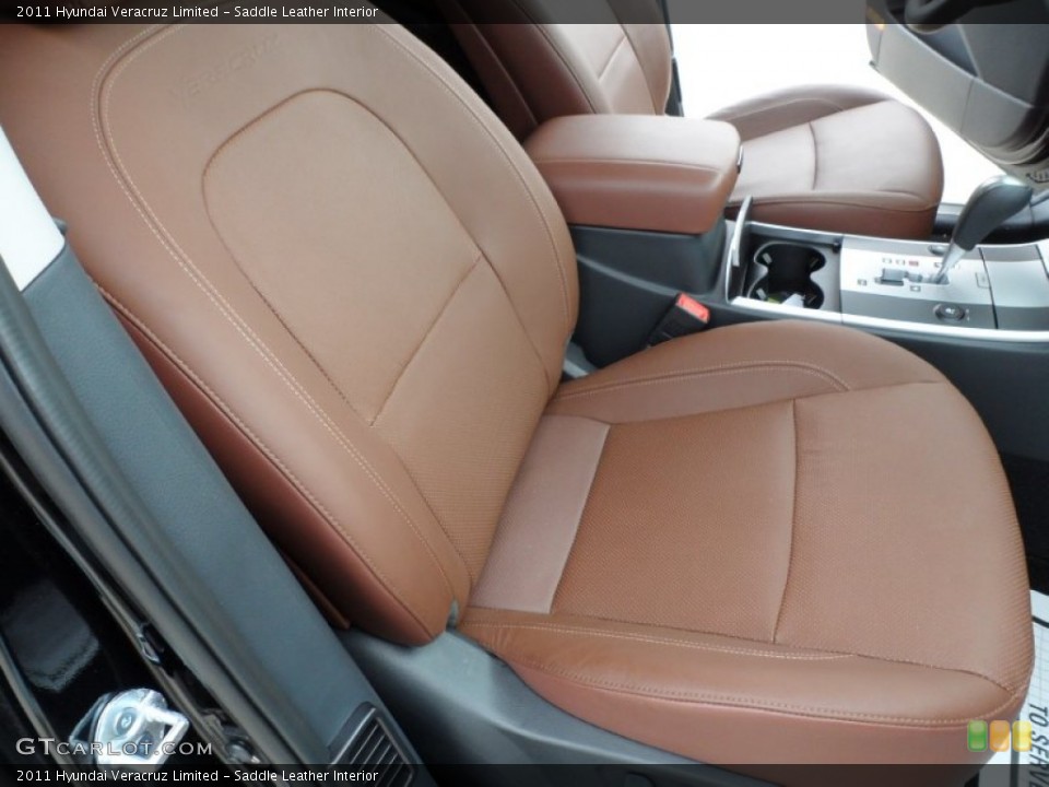 Saddle Leather Interior Photo for the 2011 Hyundai Veracruz Limited #59717250