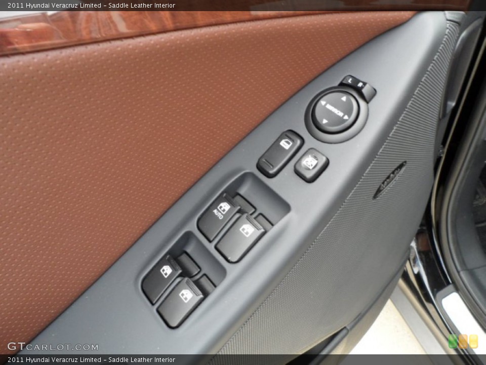 Saddle Leather Interior Door Panel for the 2011 Hyundai Veracruz Limited #59717313