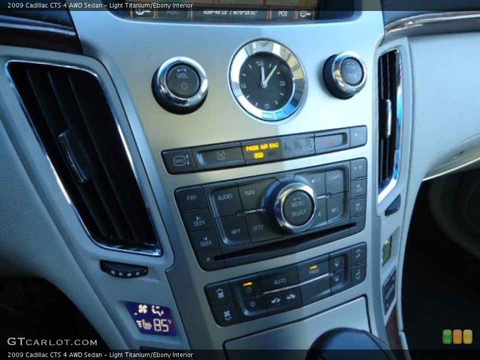 Light Titanium/Ebony Interior Controls for the 2009 Cadillac CTS 4 AWD Sedan #59717736
