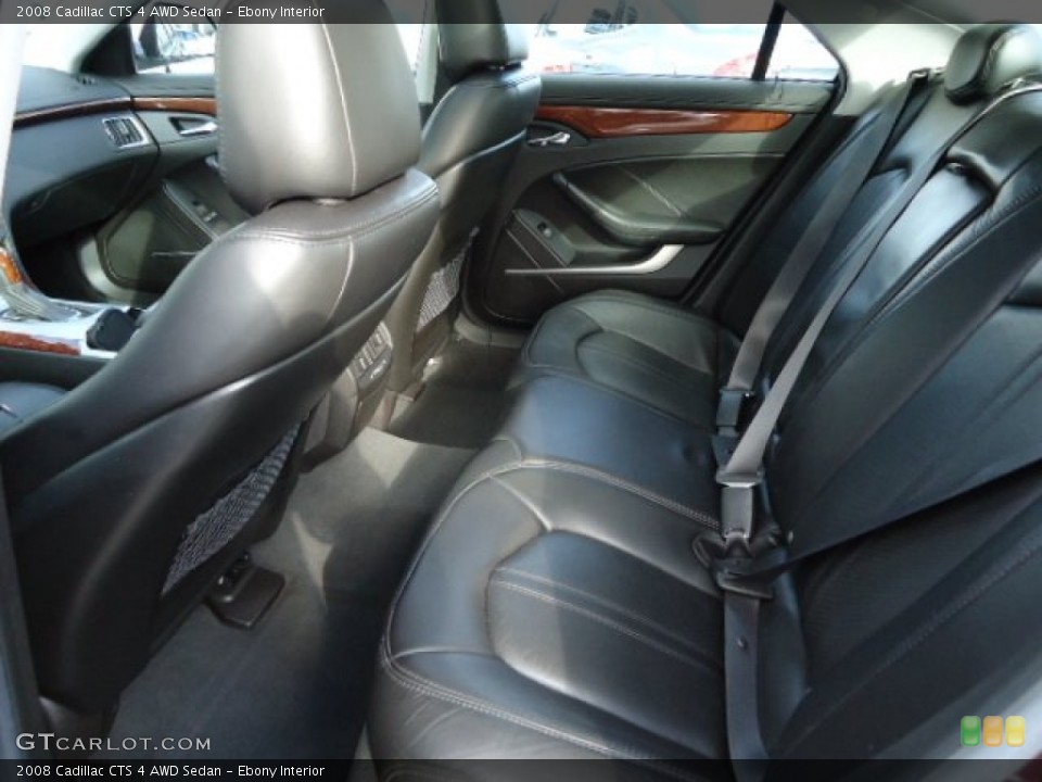 Ebony Interior Photo for the 2008 Cadillac CTS 4 AWD Sedan #59718432