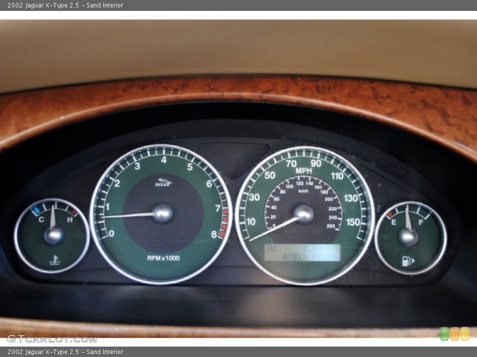 Sand Interior Gauges for the 2002 Jaguar X-Type 2.5 #59719041
