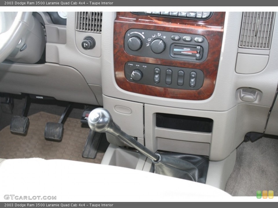 Taupe Interior Transmission for the 2003 Dodge Ram 3500 Laramie Quad Cab 4x4 #59719491