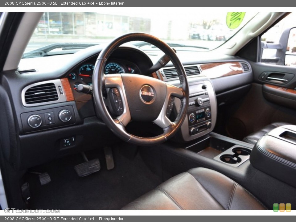 Ebony Interior Dashboard for the 2008 GMC Sierra 2500HD SLT Extended Cab 4x4 #59719608
