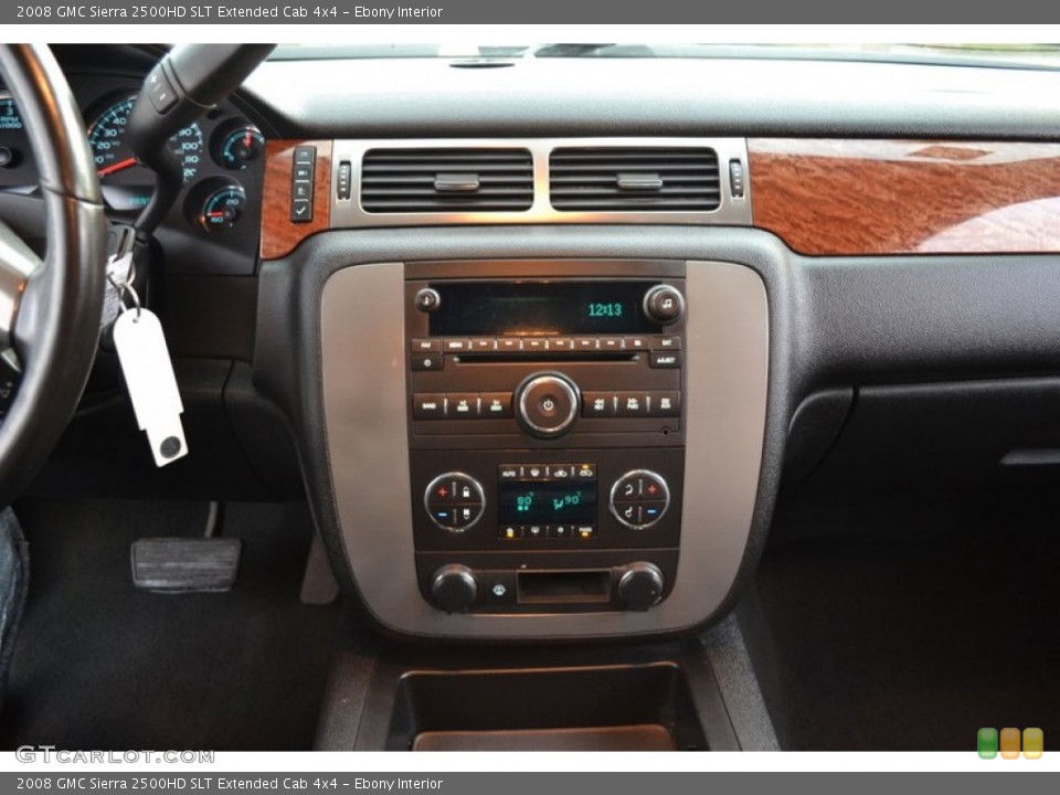 Ebony Interior Controls for the 2008 GMC Sierra 2500HD SLT Extended Cab 4x4 #59719635