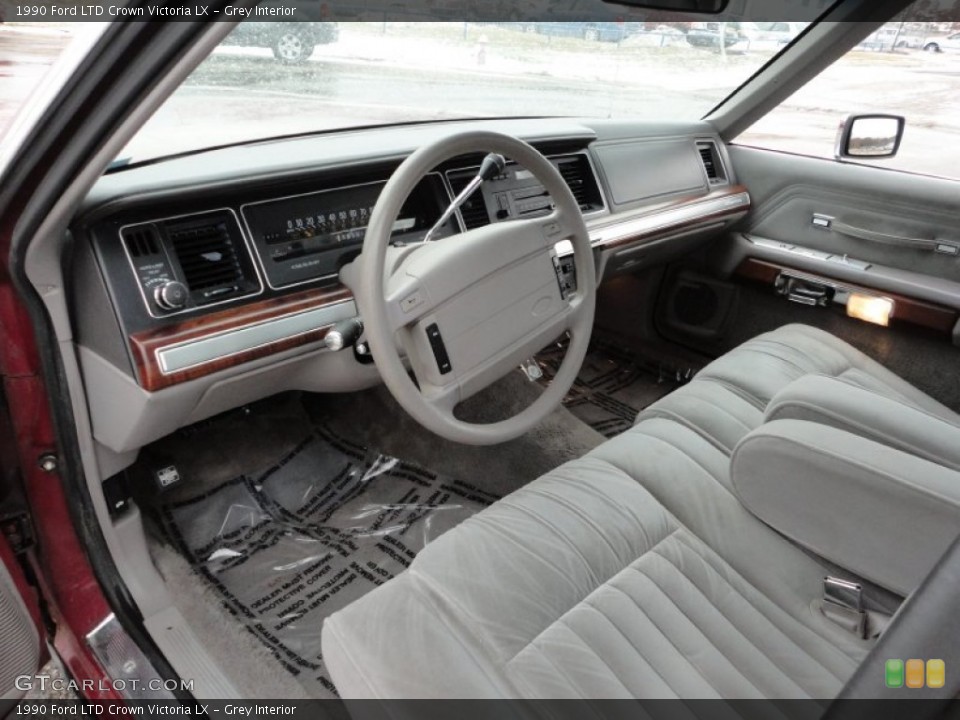 Grey Interior Prime Interior for the 1990 Ford LTD Crown Victoria LX #59720163