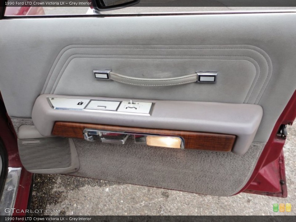 Grey Interior Door Panel for the 1990 Ford LTD Crown Victoria LX #59720306