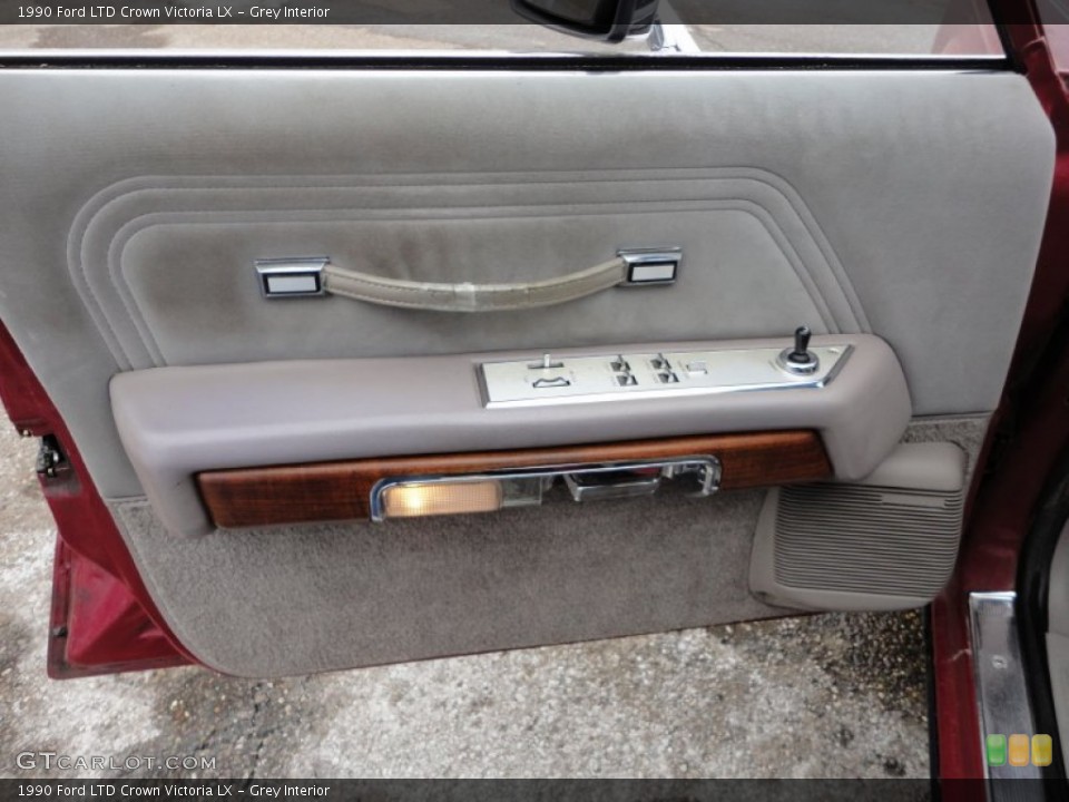 Grey Interior Door Panel for the 1990 Ford LTD Crown Victoria LX #59720322