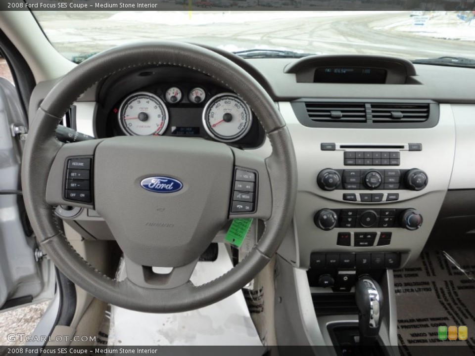 Medium Stone Interior Dashboard for the 2008 Ford Focus SES Coupe #59721795