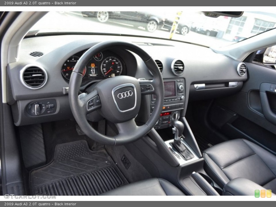 Black Interior Dashboard for the 2009 Audi A3 2.0T quattro #59721894