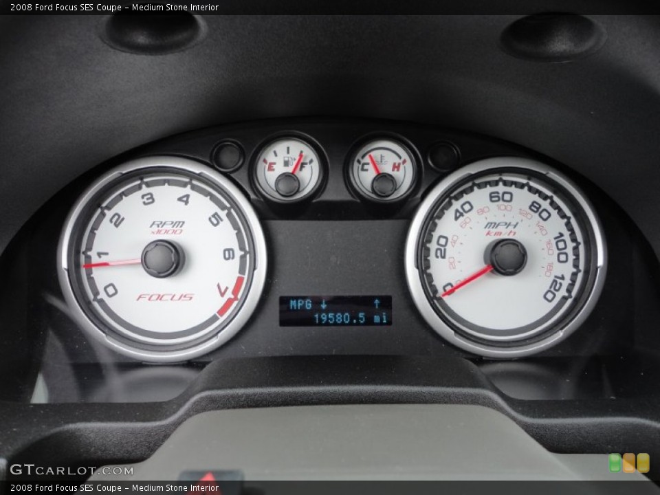 Medium Stone Interior Gauges for the 2008 Ford Focus SES Coupe #59721936