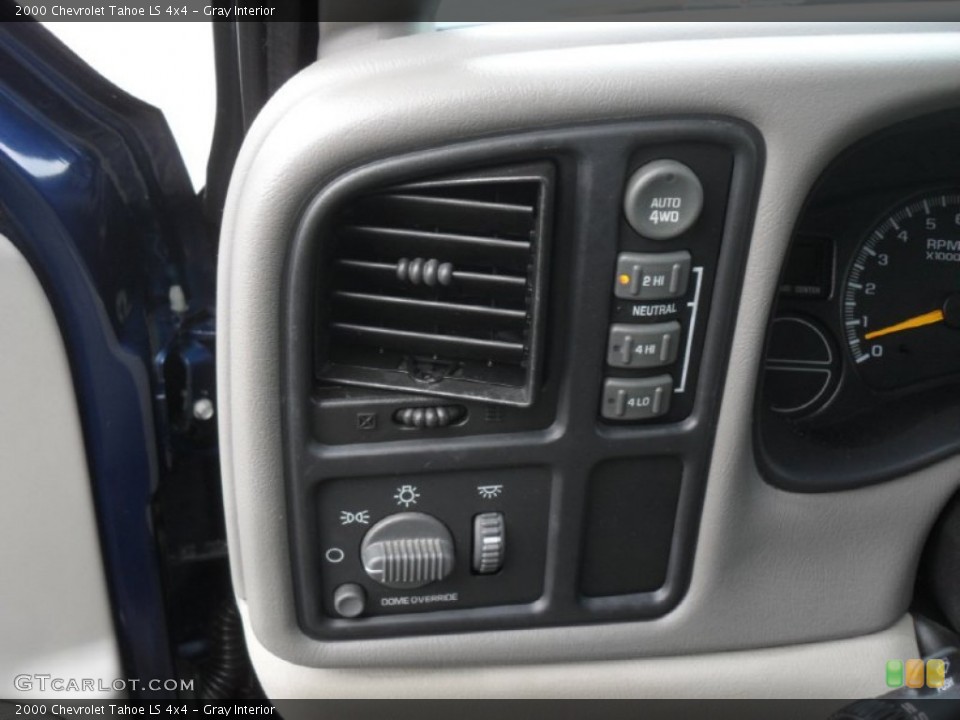 Gray Interior Controls for the 2000 Chevrolet Tahoe LS 4x4 #59722611