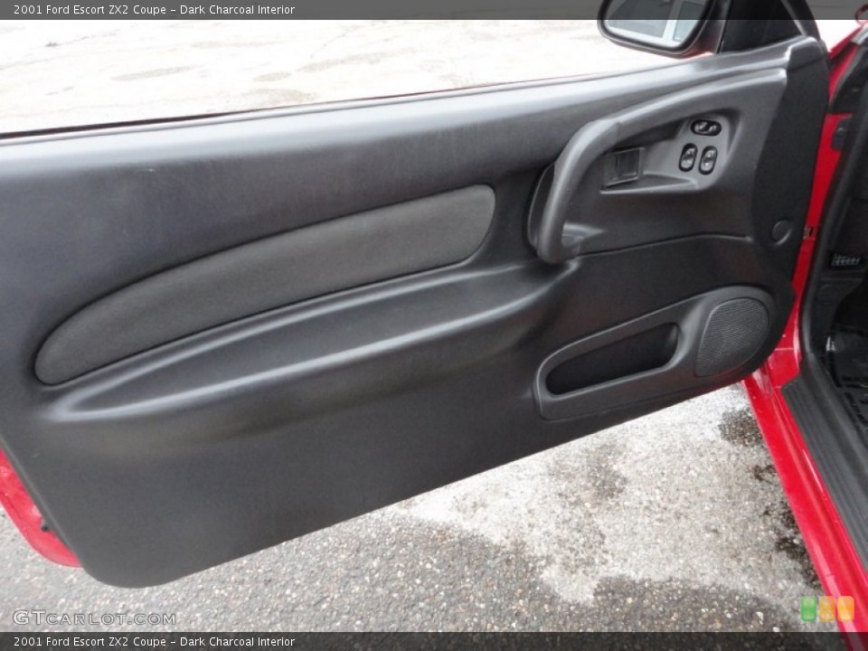 Dark Charcoal Interior Door Panel for the 2001 Ford Escort ZX2 Coupe #59723403