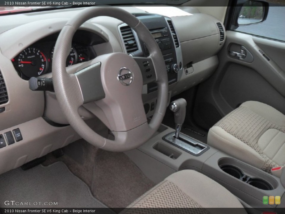 Beige Interior Photo for the 2010 Nissan Frontier SE V6 King Cab #59723856