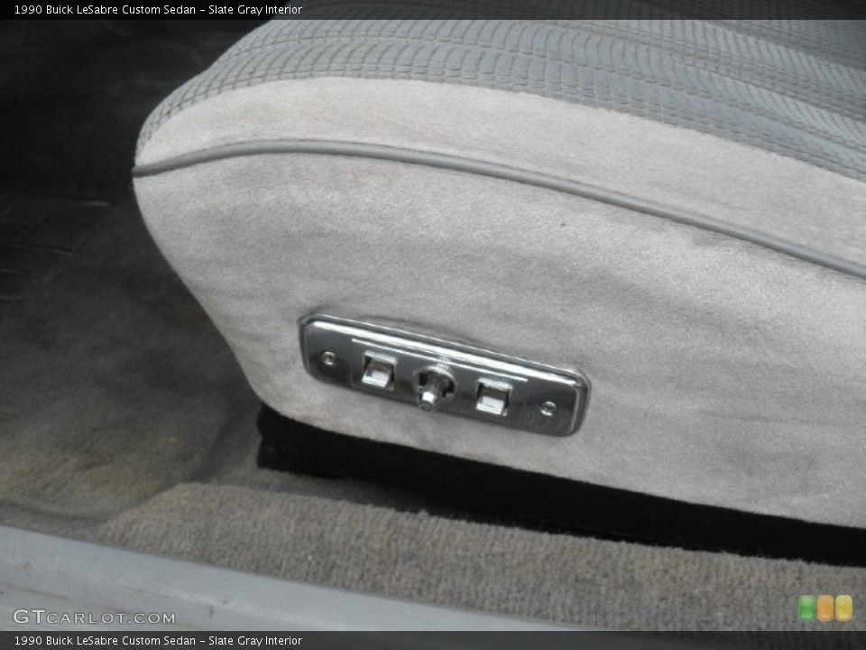 Slate Gray Interior Controls for the 1990 Buick LeSabre Custom Sedan #59724141