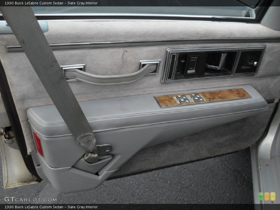 Slate Gray Interior Door Panel for the 1990 Buick LeSabre Custom Sedan #59724150