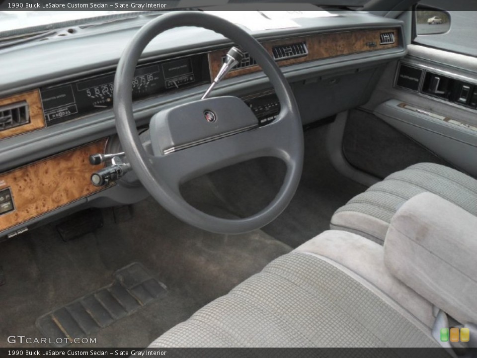Slate Gray 1990 Buick LeSabre Interiors