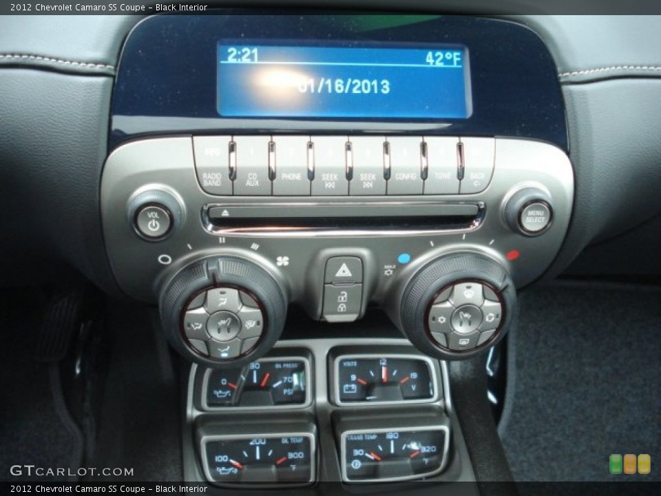Black Interior Controls for the 2012 Chevrolet Camaro SS Coupe #59725614
