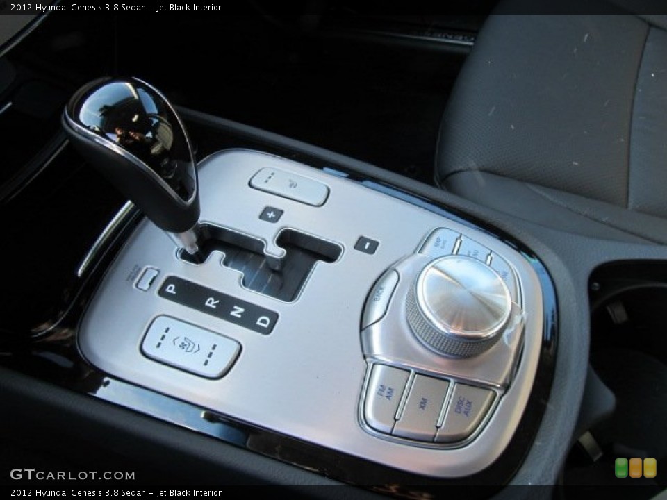 Jet Black Interior Transmission for the 2012 Hyundai Genesis 3.8 Sedan #59725671