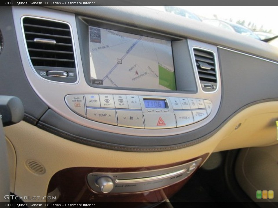 Cashmere Interior Navigation for the 2012 Hyundai Genesis 3.8 Sedan #59725899