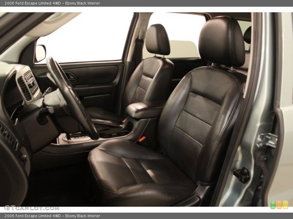 Ebony Black Interior Photo for the 2006 Ford Escape Limited 4WD #59726484