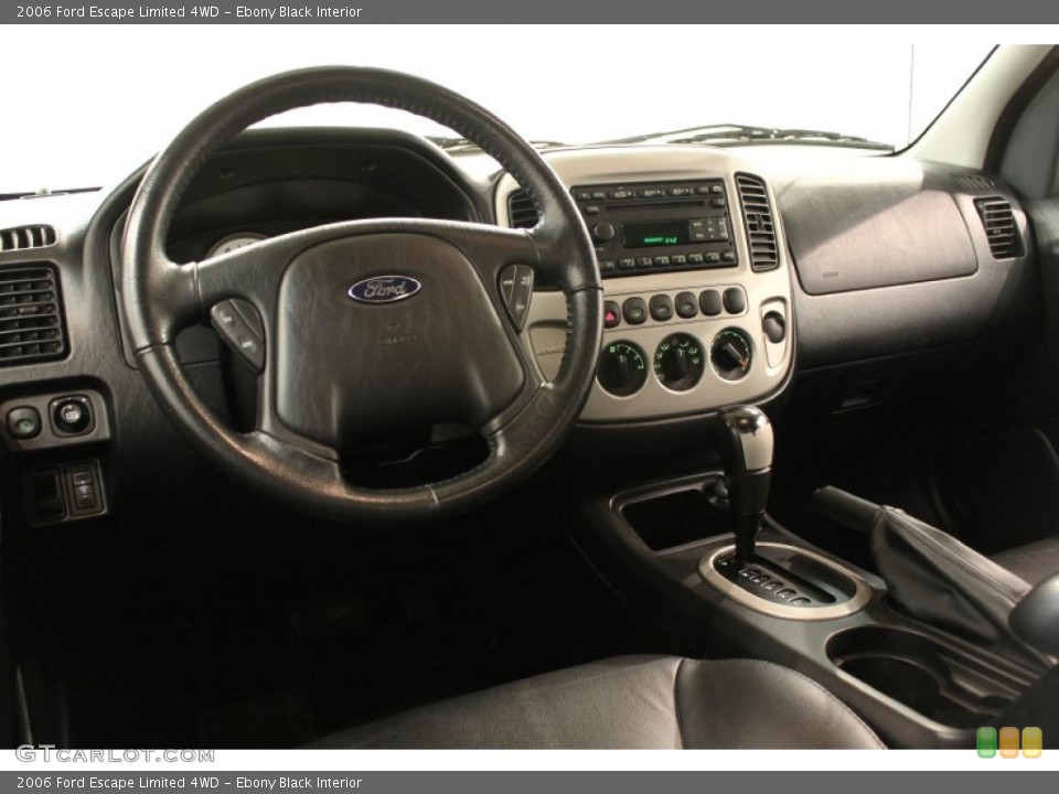 Ebony Black Interior Dashboard for the 2006 Ford Escape Limited 4WD #59726493