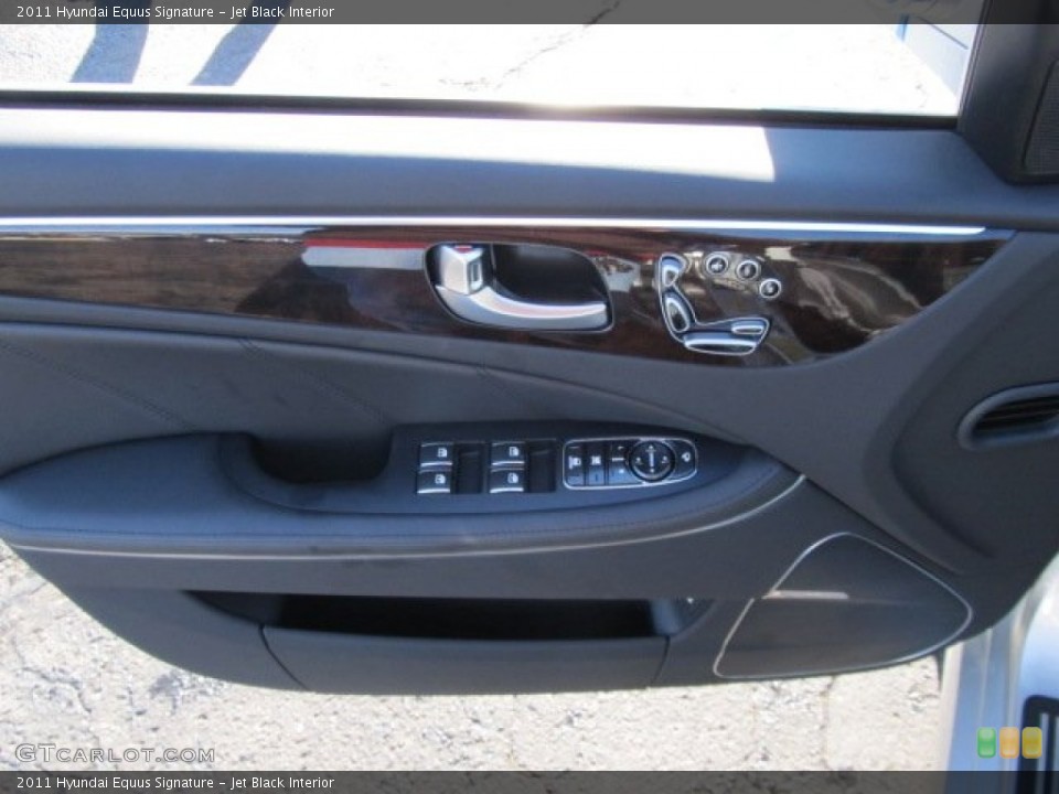 Jet Black Interior Door Panel for the 2011 Hyundai Equus Signature #59726742