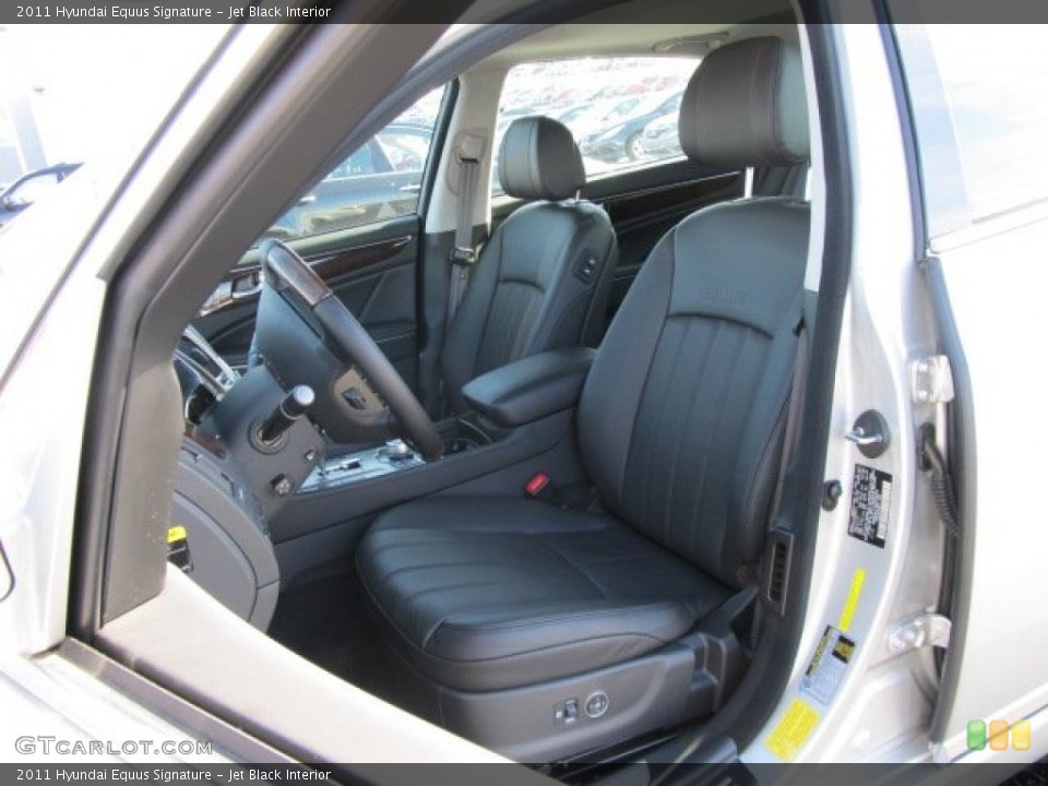 Jet Black Interior Photo for the 2011 Hyundai Equus Signature #59726769